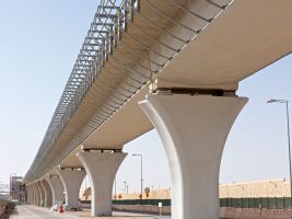 Work on the viaducts for the Riyadh Metro progresses at a good pace (Saudi Arabia)