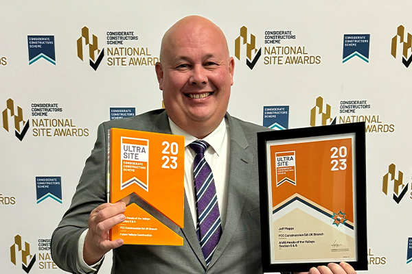 FCC Construcción gana el Considerate Constructors Scheme National Ultra Site Award 2024