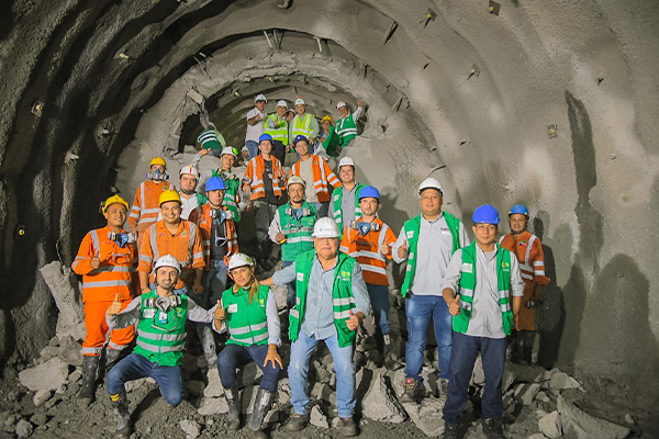 FCC Construcción finaliza la excavación de la galería de rescate