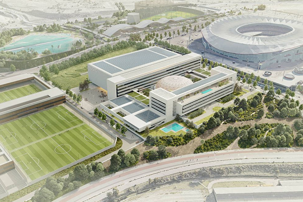 FCC Construcción desarrolla el Parque Deportivo del Este del At Madrid