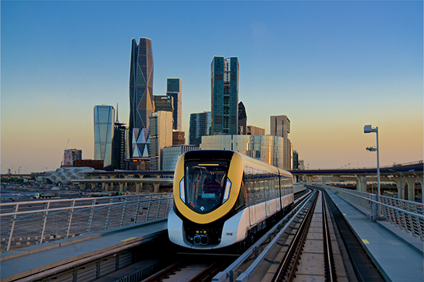 Las líneas 4-5-6 del Metro de Riad (Arabia Saudí), premiada en los ENR Awards como mejor infraestructura ferroviaria internacional