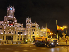 MATINSA takes part in the disinfection of the streets of Madrid during COVID 19