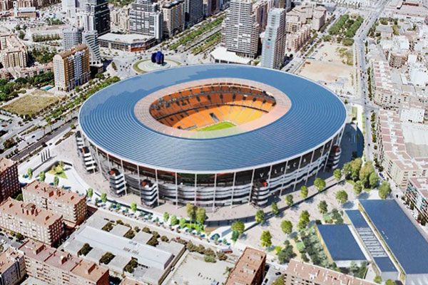 FCC Construcción reanudará la construcción del Nou Mestalla (Valencia)