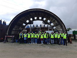 Alumnos de la Universidad Europea visitan el Parque Central de Maquinaria de FCC Construcción