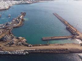 FCC Construcción alcanza un 70% de avance en el proyecto de ampliación del puerto de Playa Blanca (Lanzarote)