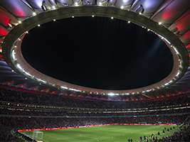 El Wanda Metropolitano, construido por FCC Construcción, premiado con un accésit por la revista internacional ENR, mejor infraestructura deportiva del mundo en 2018
