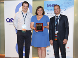 Nuria Gallego, directora técnica de FCC Industrial, recibe el premio “Mejor Ingeniera Energía” otorgado por AEE Spain Chapter