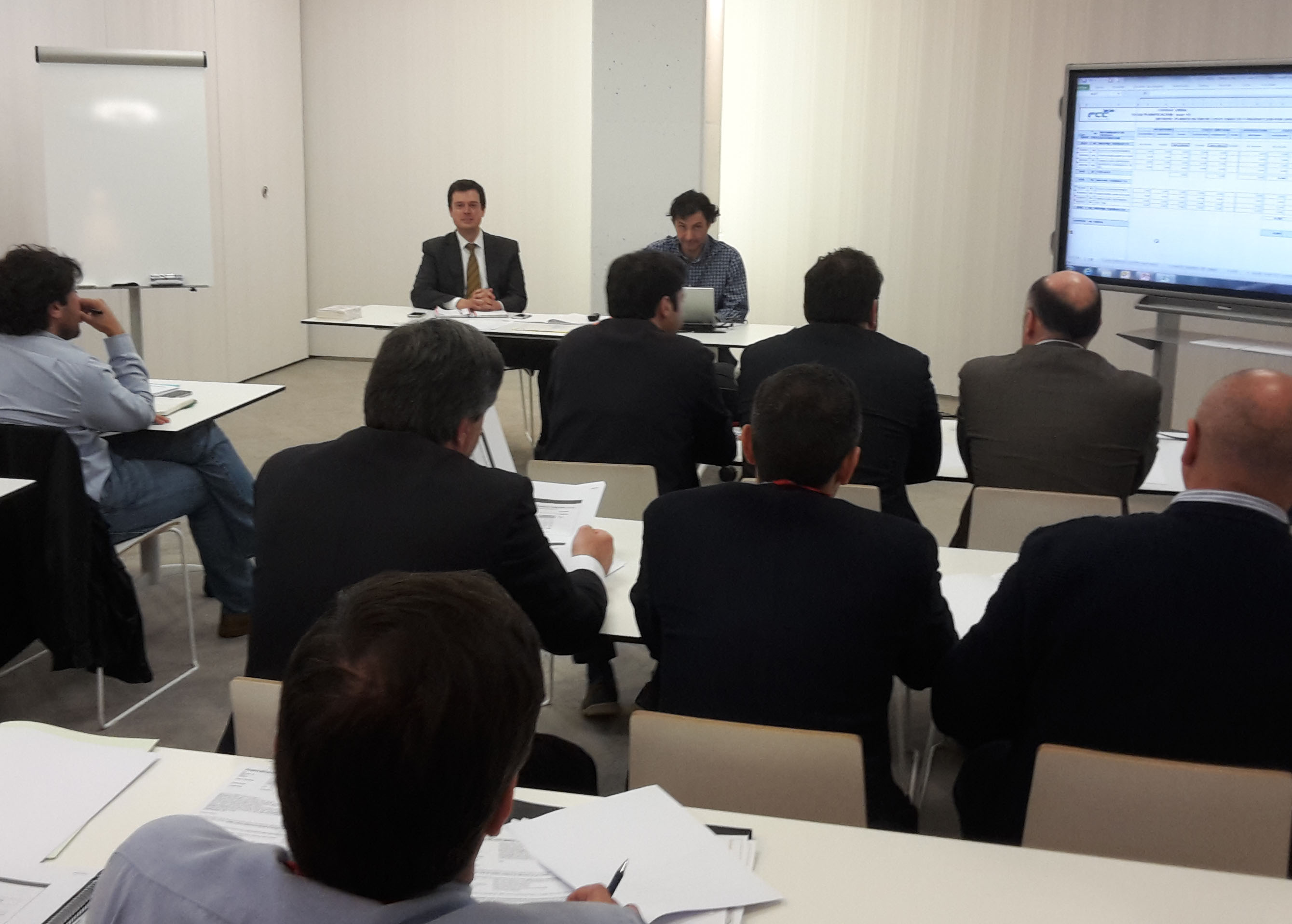 La Unidad de Control realiza una formación específica de Control de Coste por Operaciones a seis obras piloto