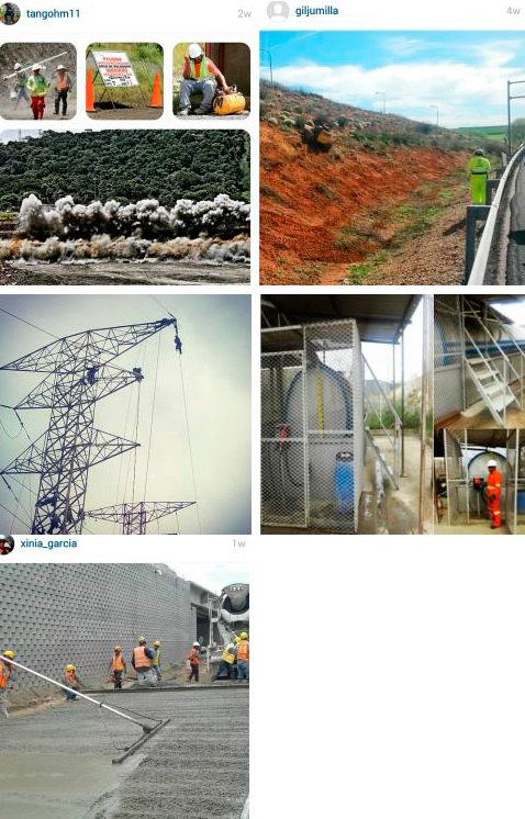 Ganadores del concurso de Instagram sobre Seguridad y Salud Laboral de FCC Construcción