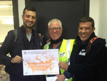 FCC Construcción se sumó el pasado 25 de noviembre a la Campaña Internacional en Contra de la Violencia contra la Mujer