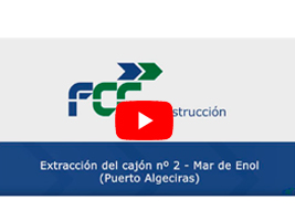 The video about the extraction of box no. 2 in Puerto Algeciras is already available on the Youtube channel of FCC Construccion