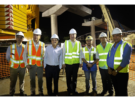 FCC Construcción culmina el montaje de las vigas “U” de la línea 2 Metro Panamá